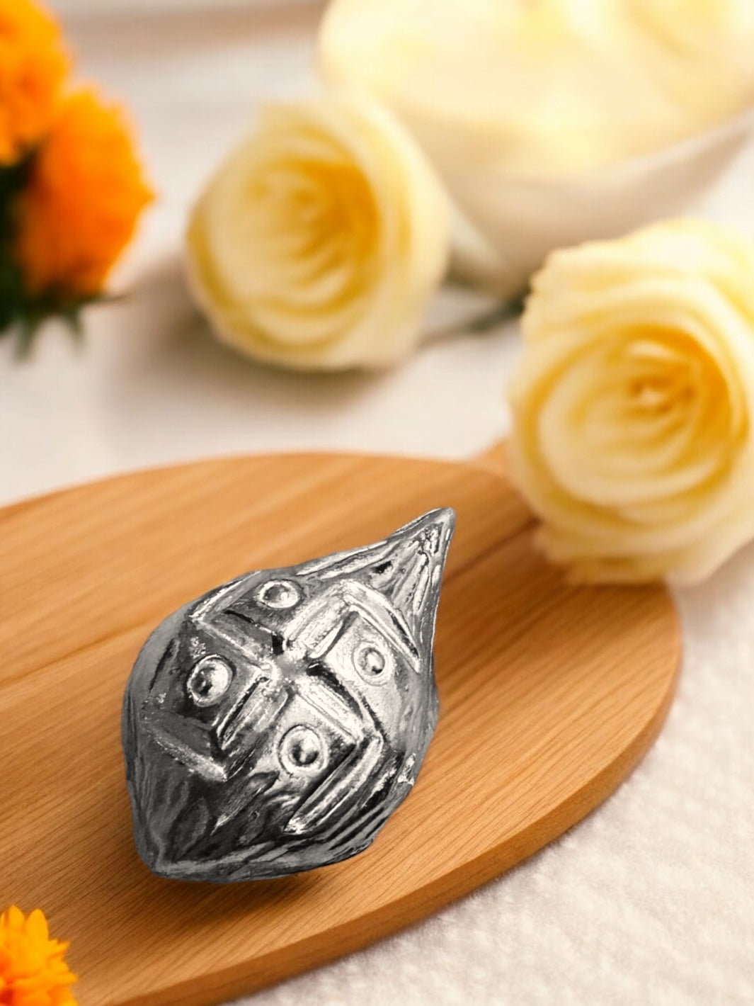 Big Pure Silver Nariyal/ Coconut