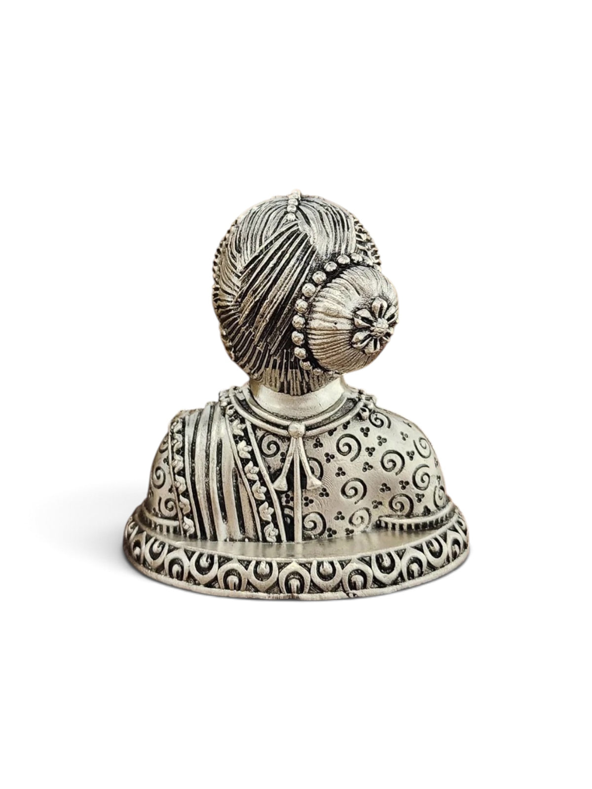 Pure 925 Silver Antique-Finish Gowri Maa Mukhda Idol
