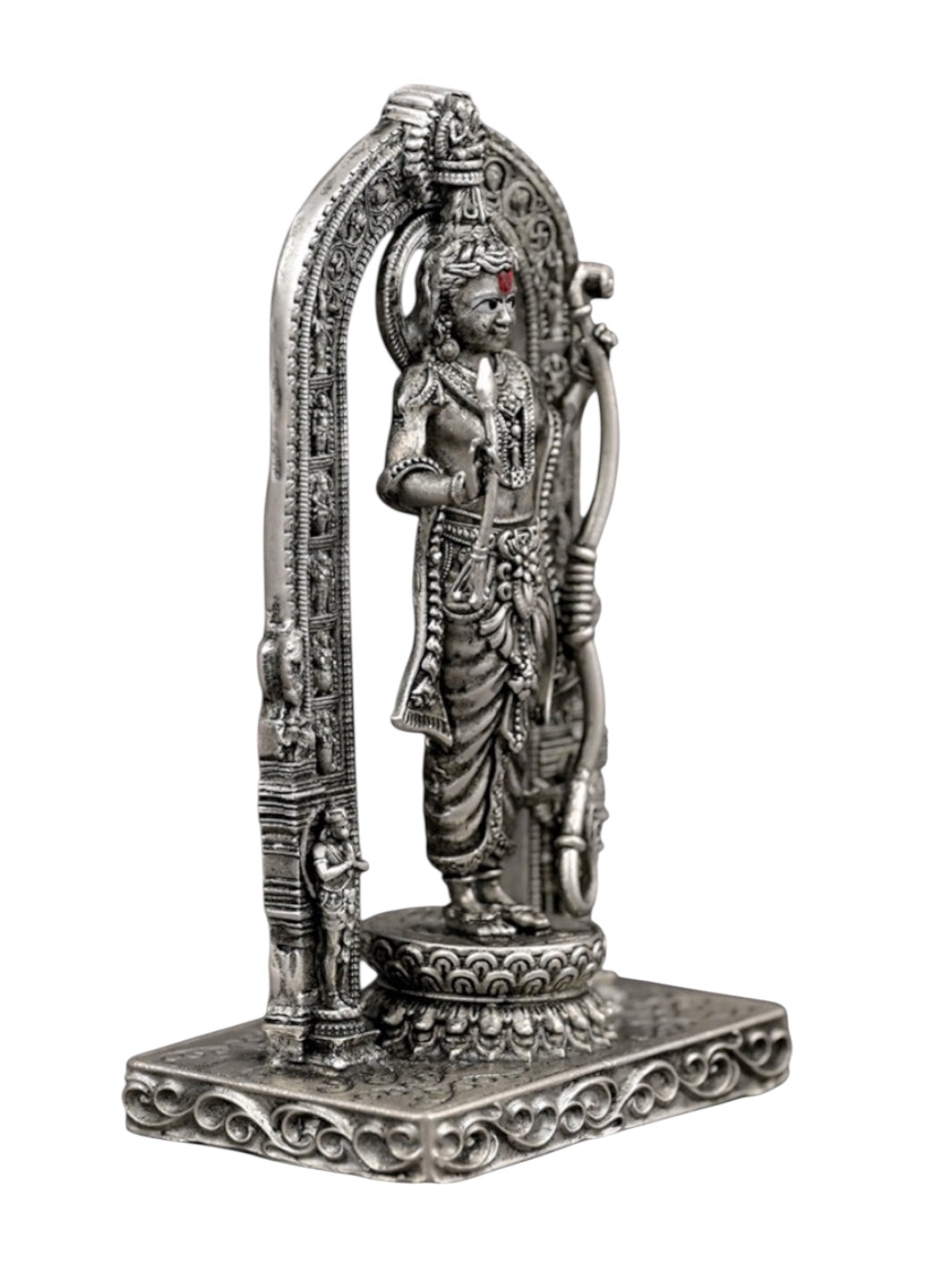 Shree Ram Lalla Antique Finish Pure Silver Idol
