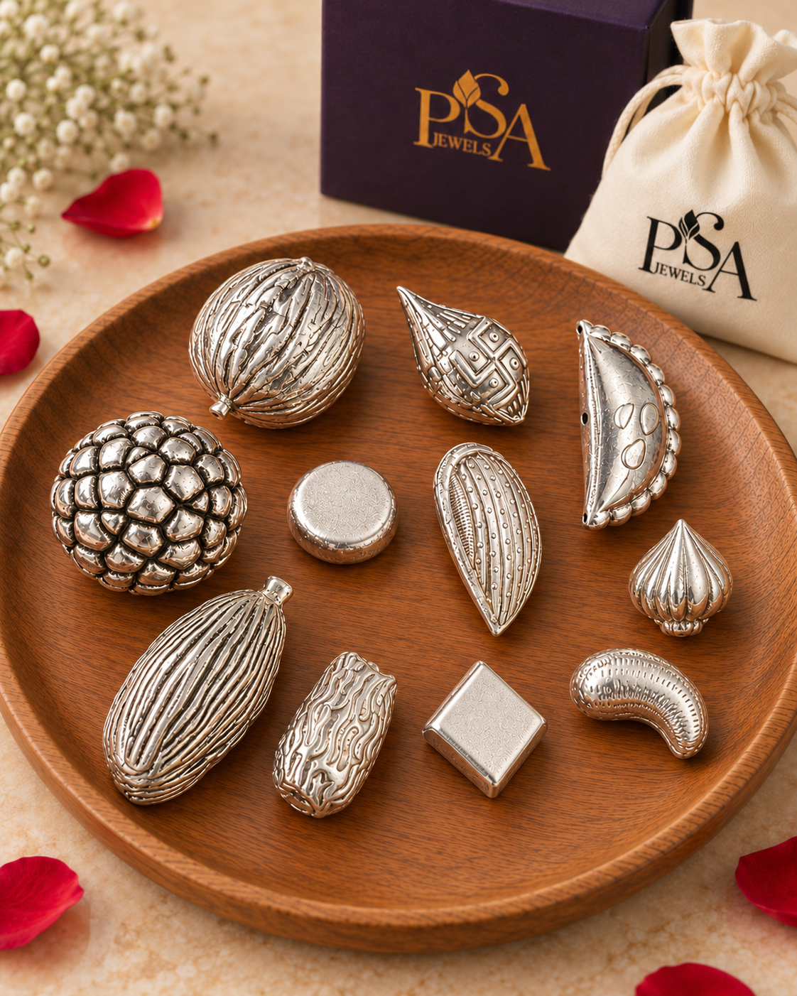 Rajbhog Ratna Pure Silver Hamper / Gift Box