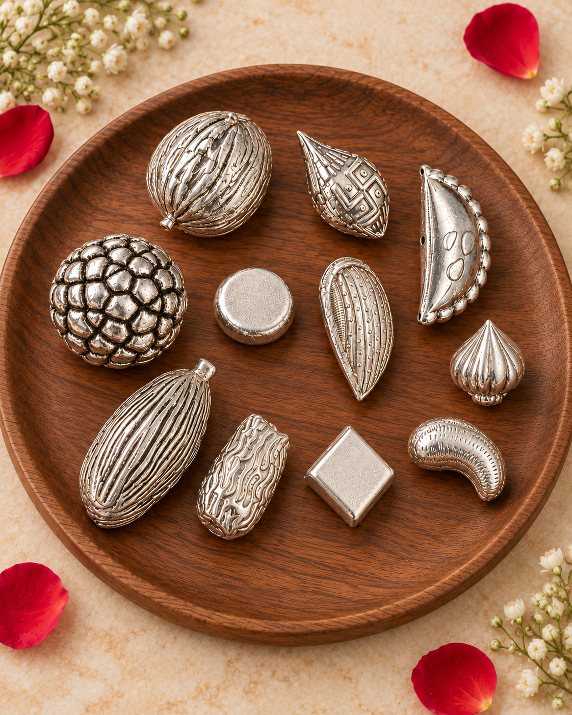 Rajbhog Ratna Pure Silver Hamper / Gift Box