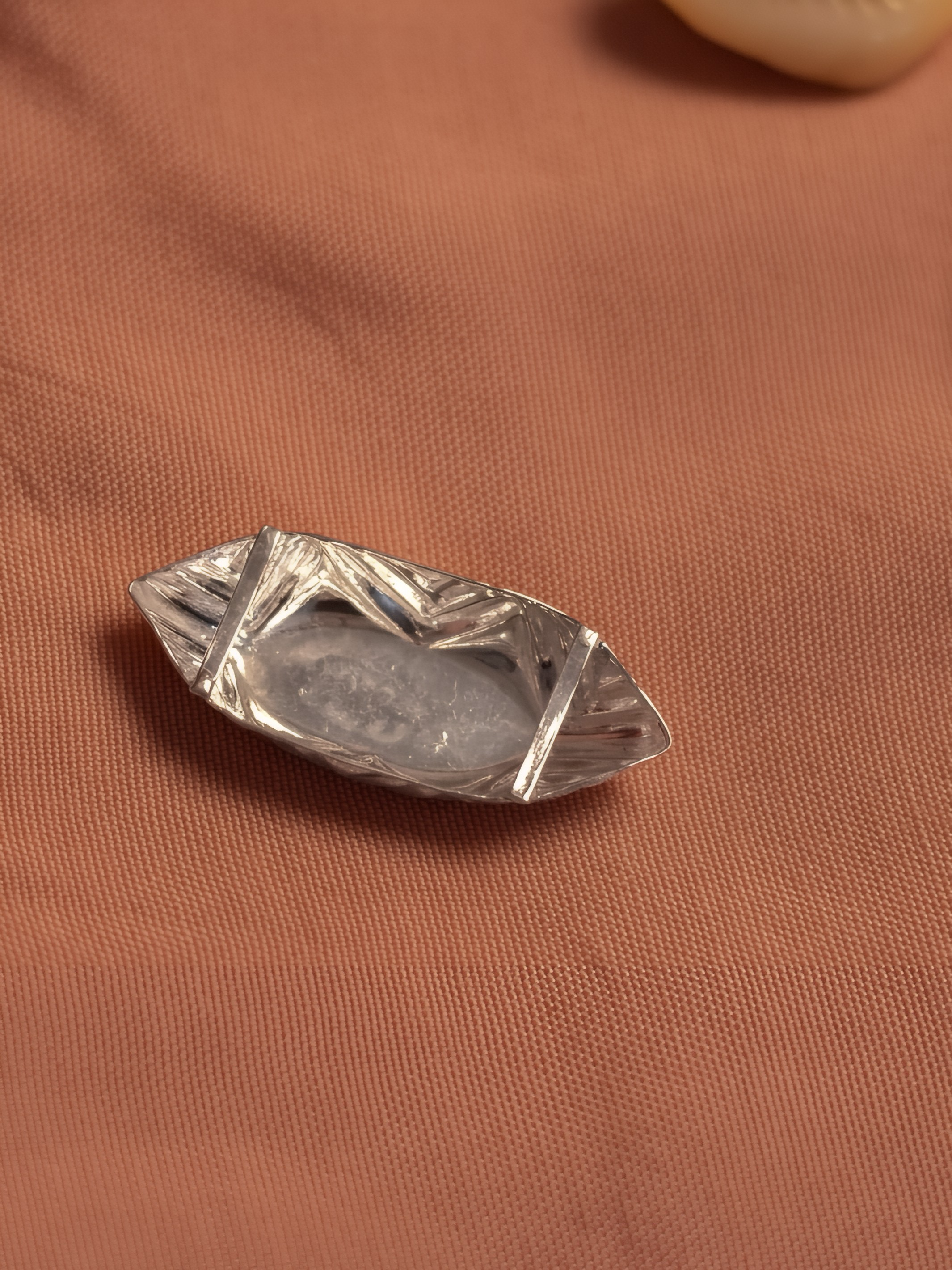 Feng Shui Pure Silver Boat for Divine Blessings