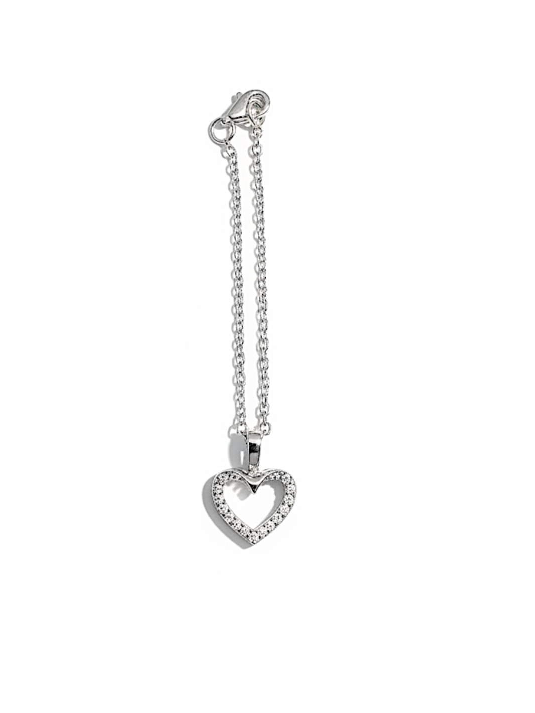Luxe Heart Smart Pure Silver Watch Charm