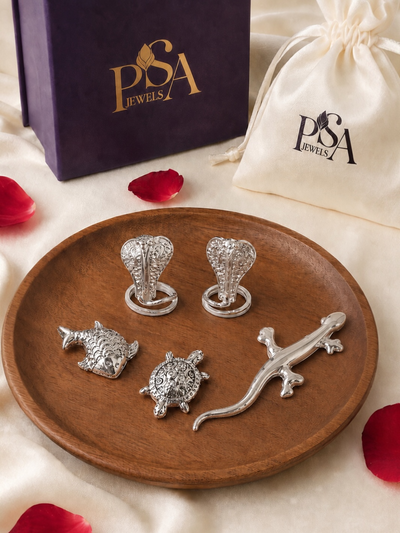 Pancha Jeev Vastu Pure Silver Hamper / Gift Box