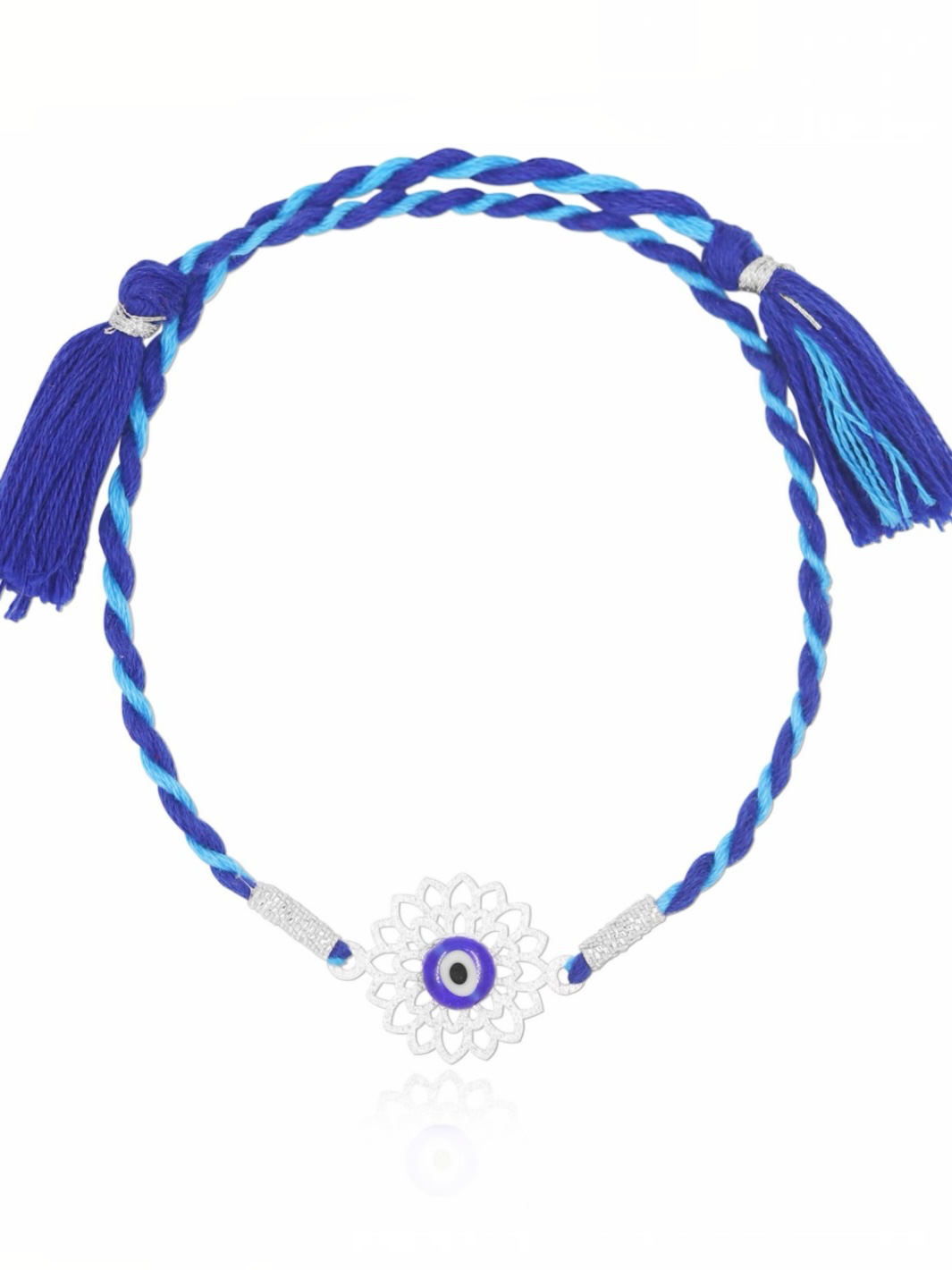 Evil eye 92.5 Pure Silver Rakhi