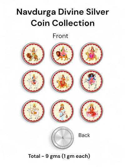 Navdurga Pure Silver Coin Set – Gift Box