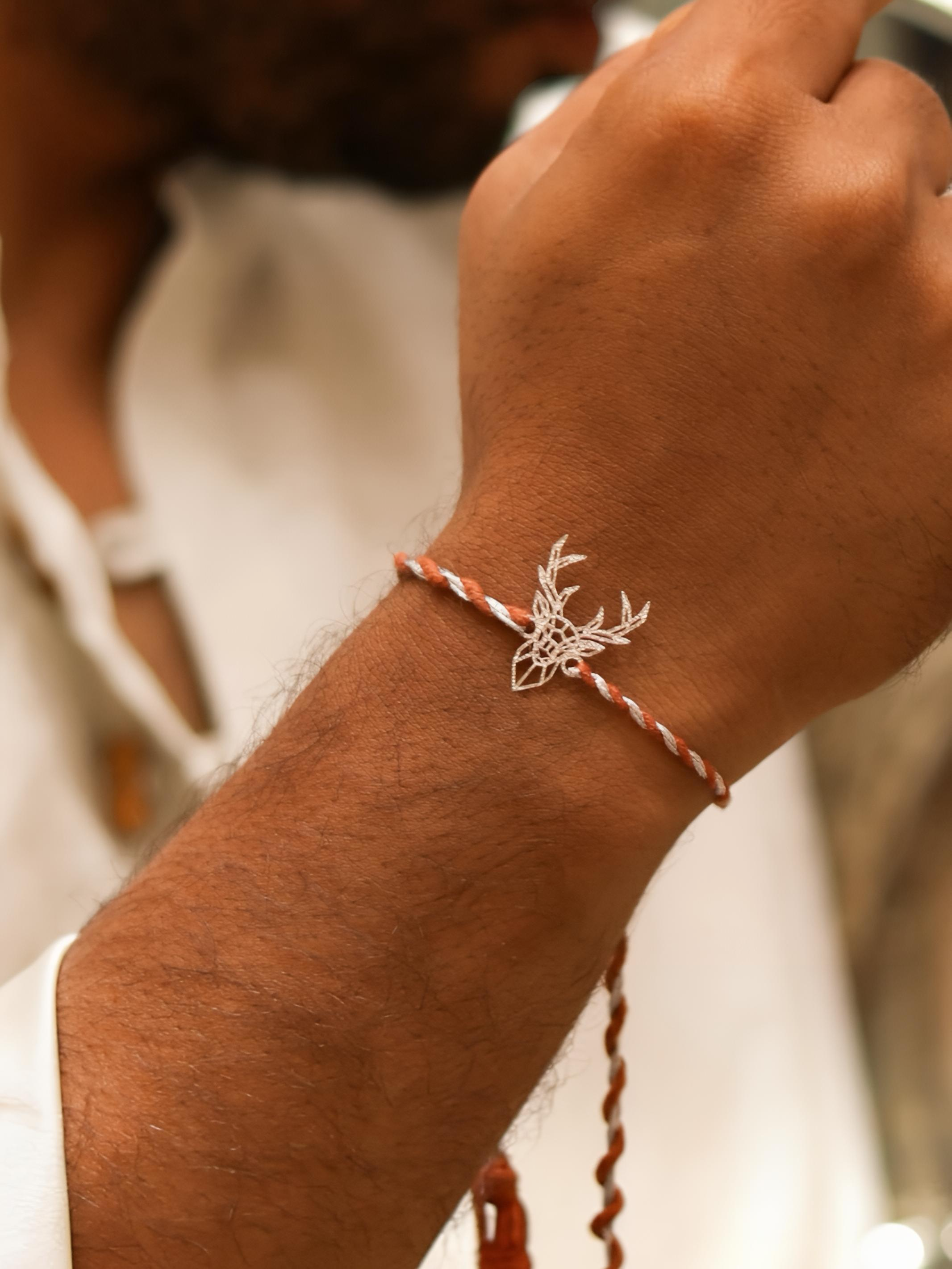 Deer Luxury 92.5 Silver Bhai Rakhi