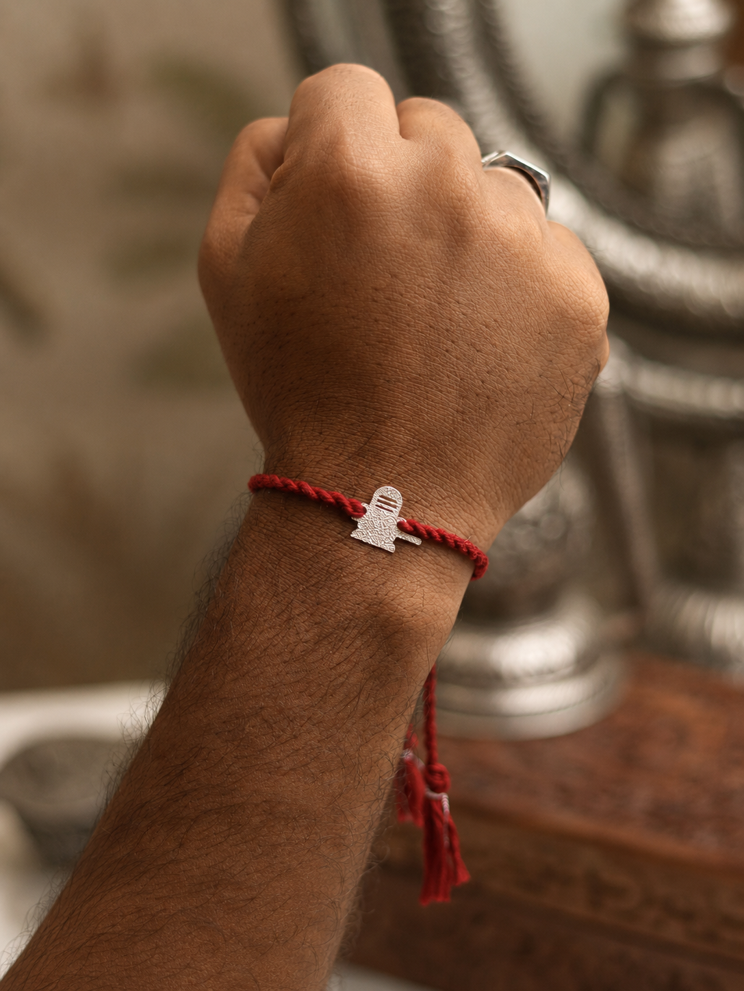 Shivling Luxury 92.5 Silver Bhai Rakhi