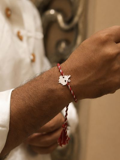 Mahadev Luxury 92.5 Silver Bhai Rakhi