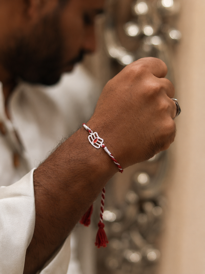 Trinetra Luxury 92.5 Silver Bhai Rakhi