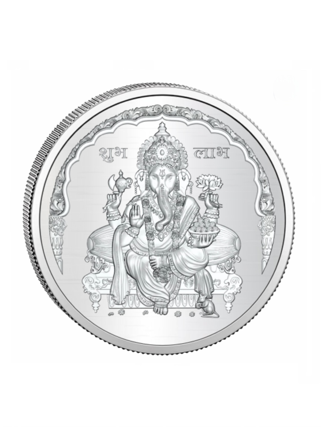 Shree Ganesha ji Pure Silver Coin (Set of 7 or 11 coins of 1 gm each)