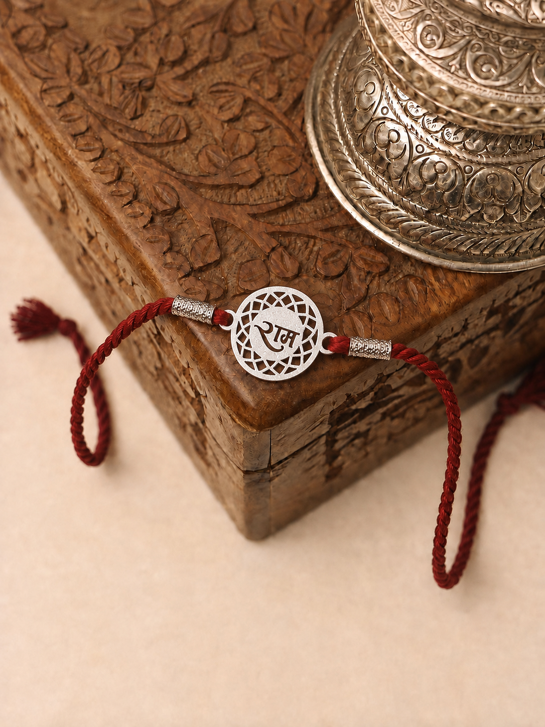 RamRaksha 92.5 Pure Silver Rakhi