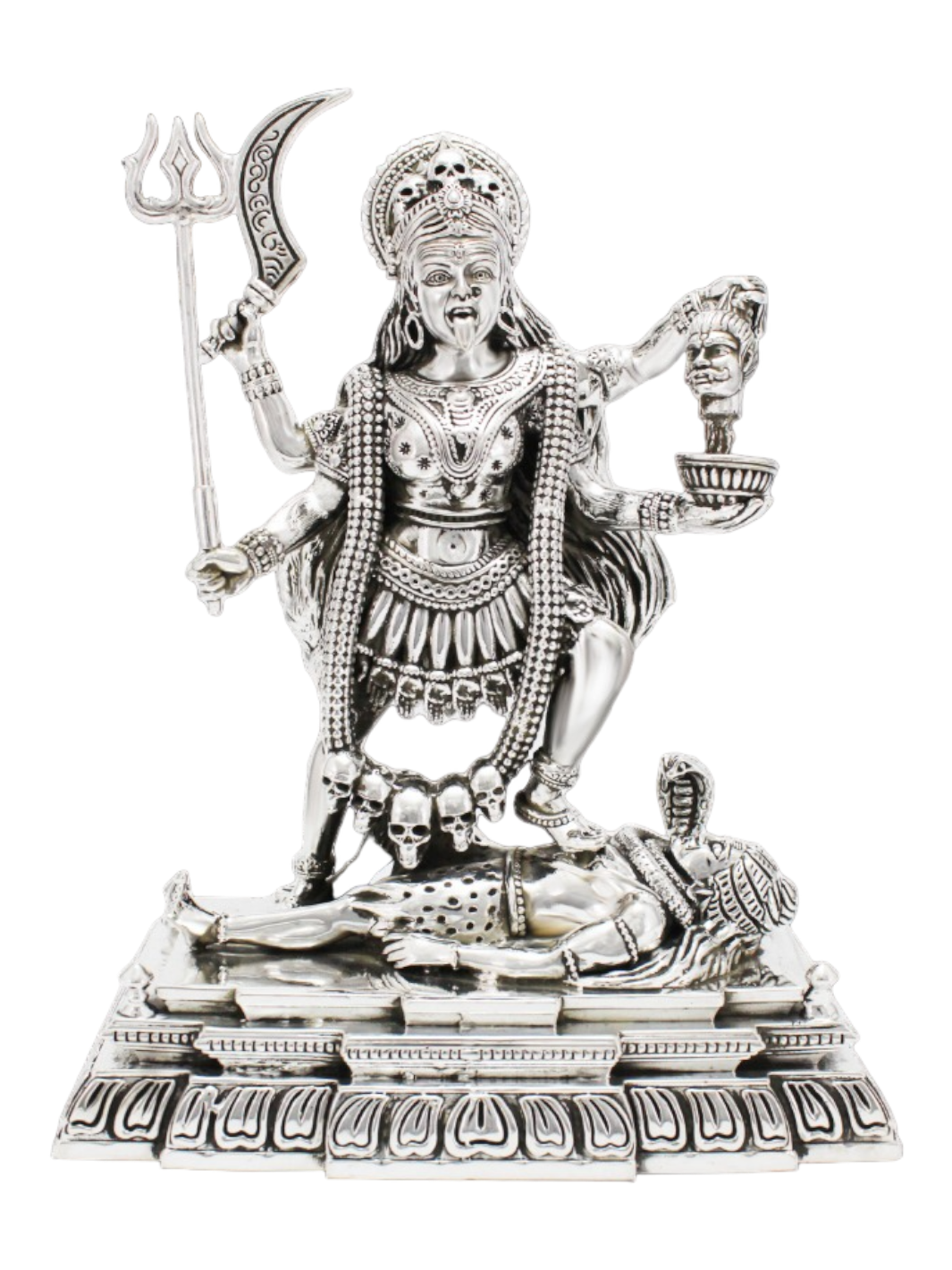 Pure Silver Maha Kali Idol - PSA Jewels