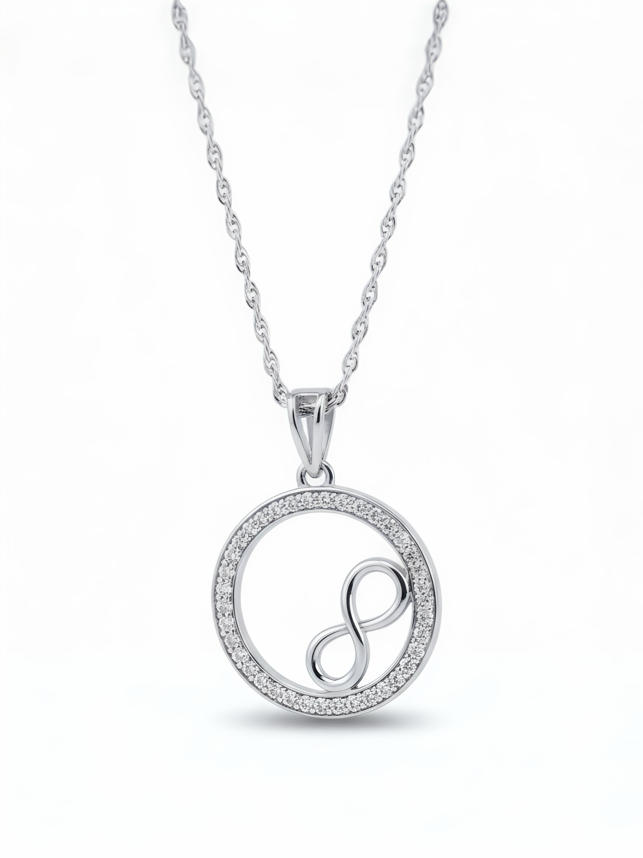 Sterling Silver Infinity Pendant
