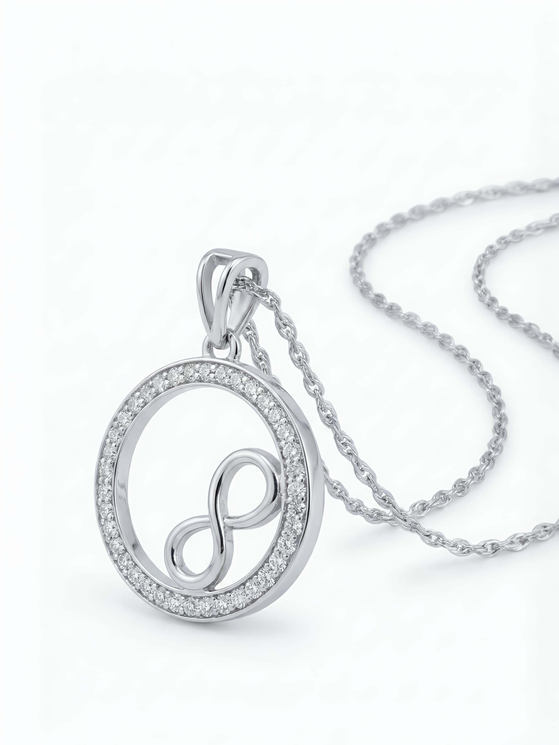 Sterling Silver Infinity Pendant