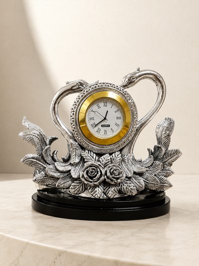Pure 999 Antique Finish Silver Peacock Watch