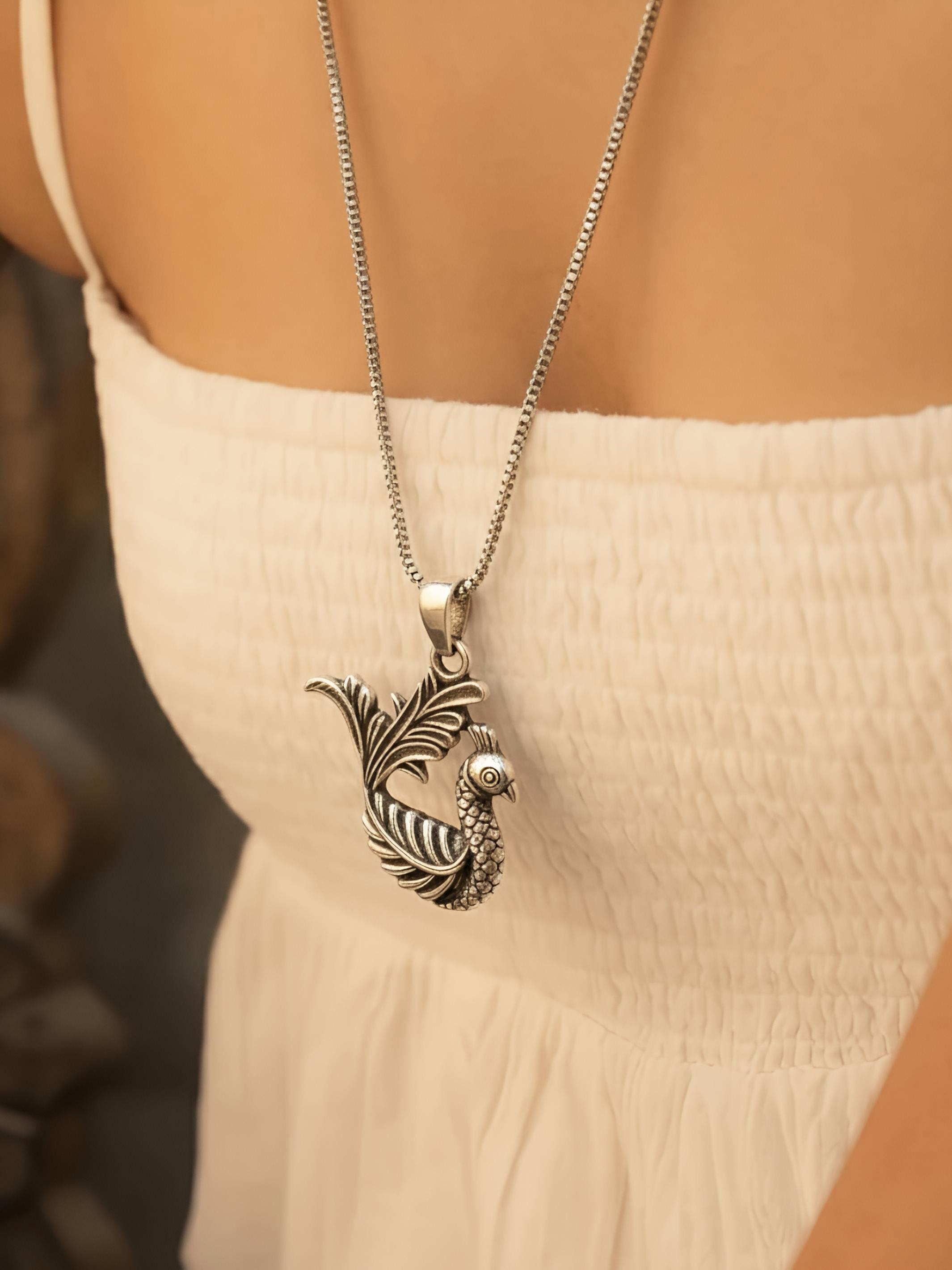 Swan Pure Silver Pendant