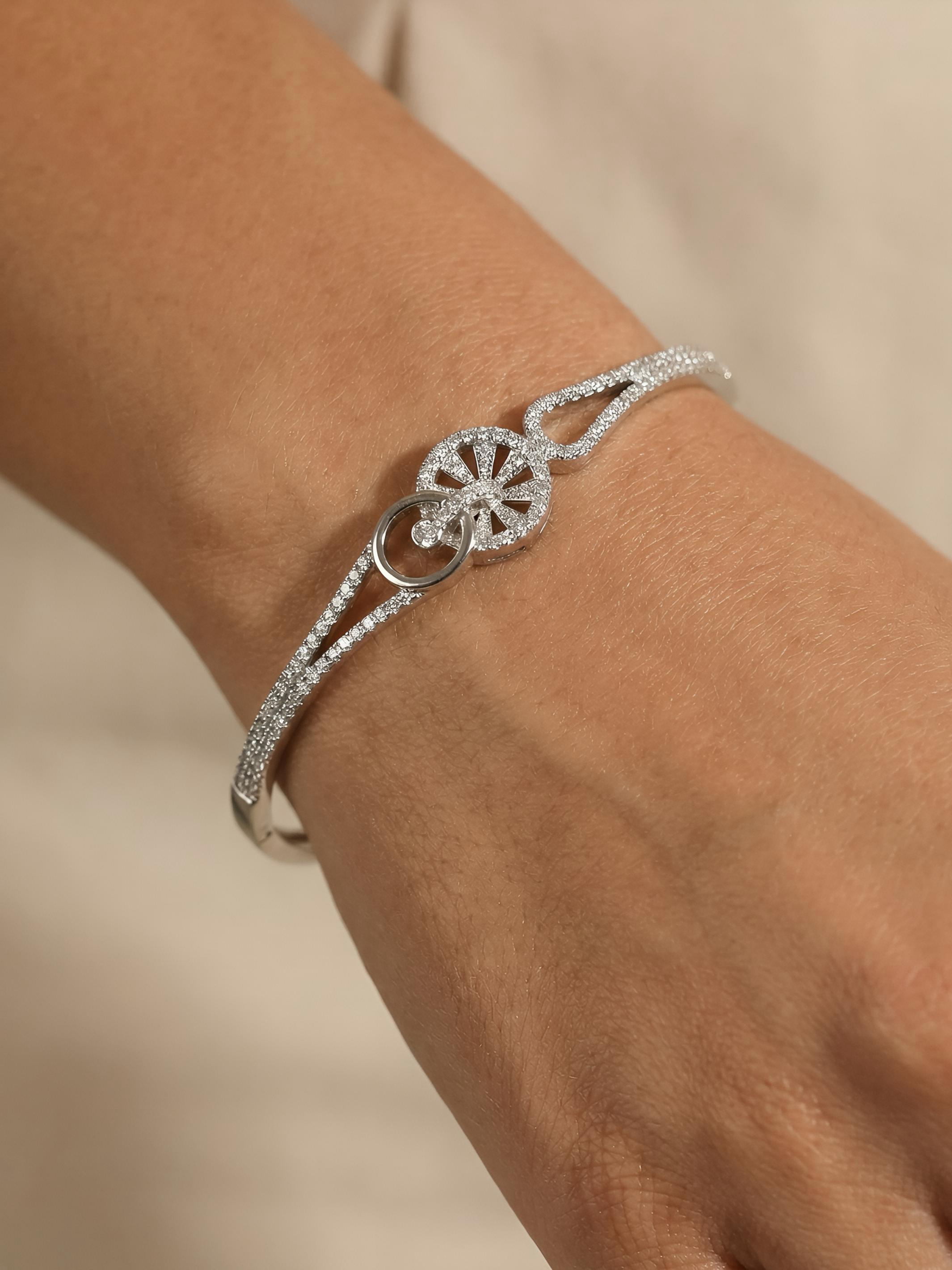 The Eternal Sparkle Pure Silver Bracelet