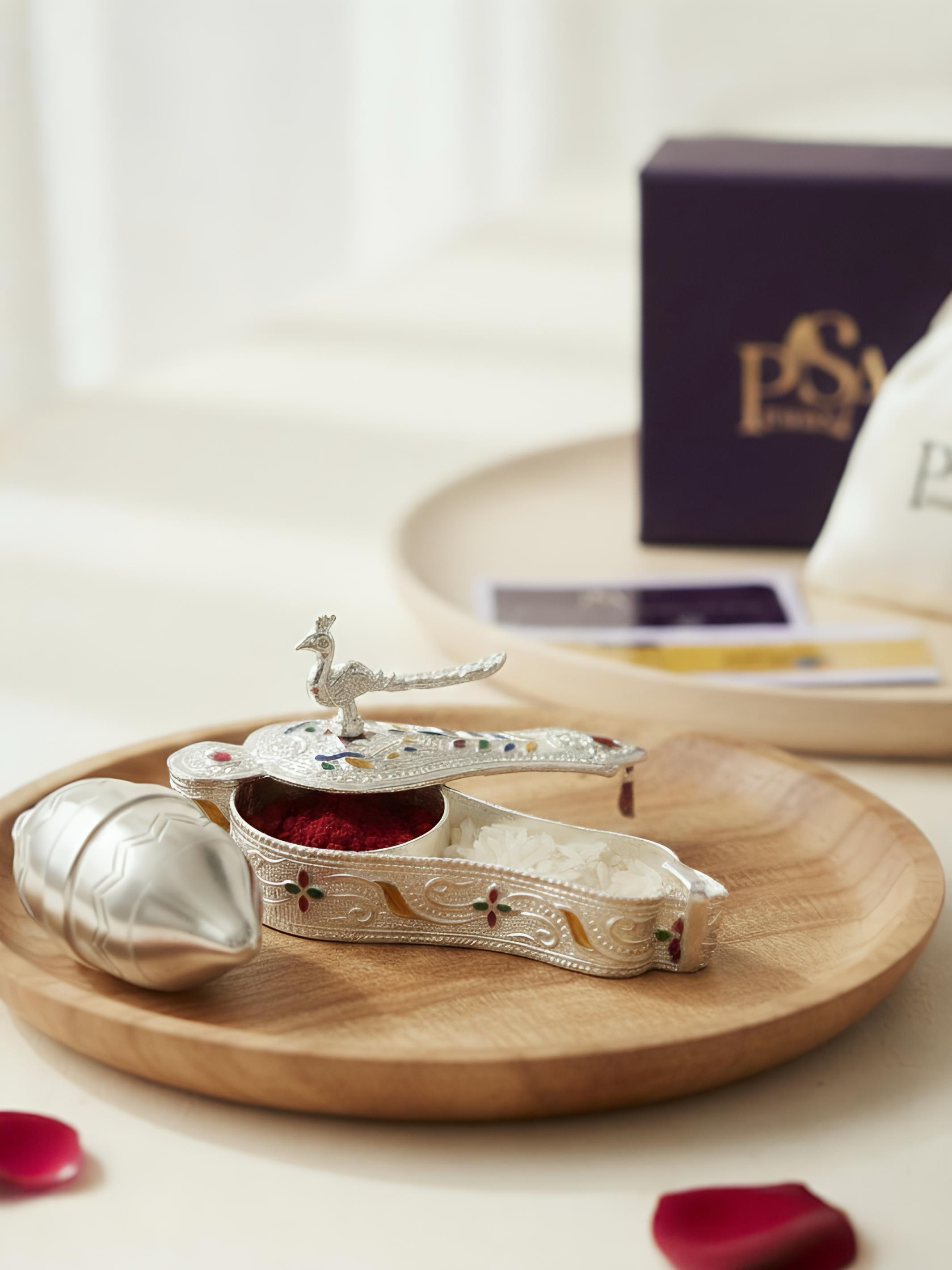 Tilak Parampara Pure Silver Gift Hamper