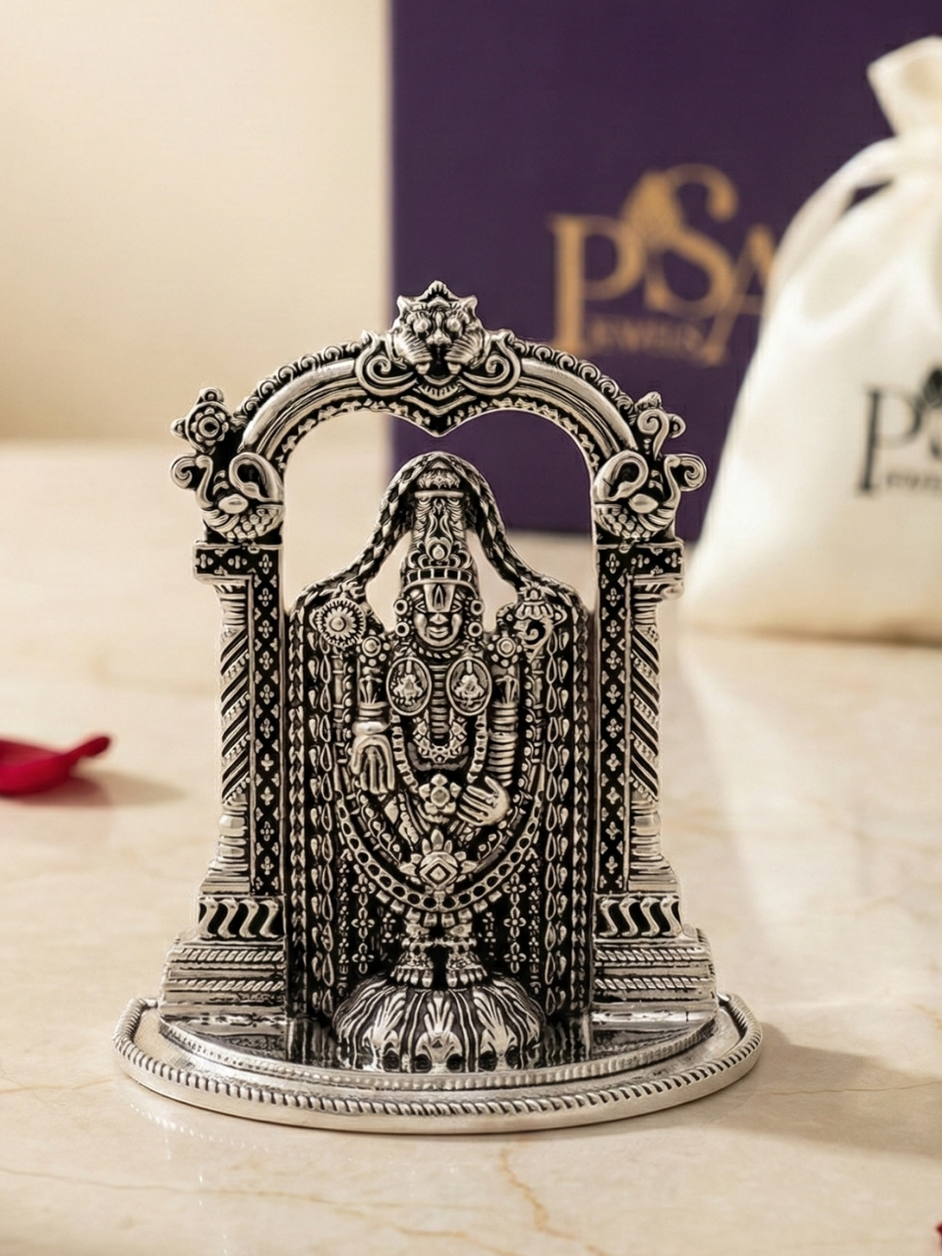 Pure Silver Tirupati Balaji Idol