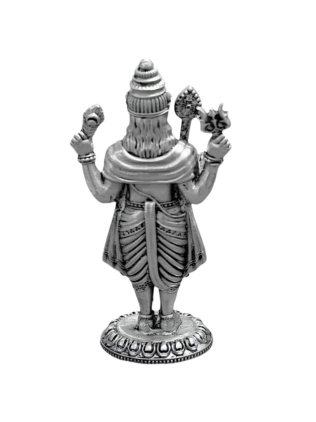 Pure Silver Antique Lord Kartikeya Idol