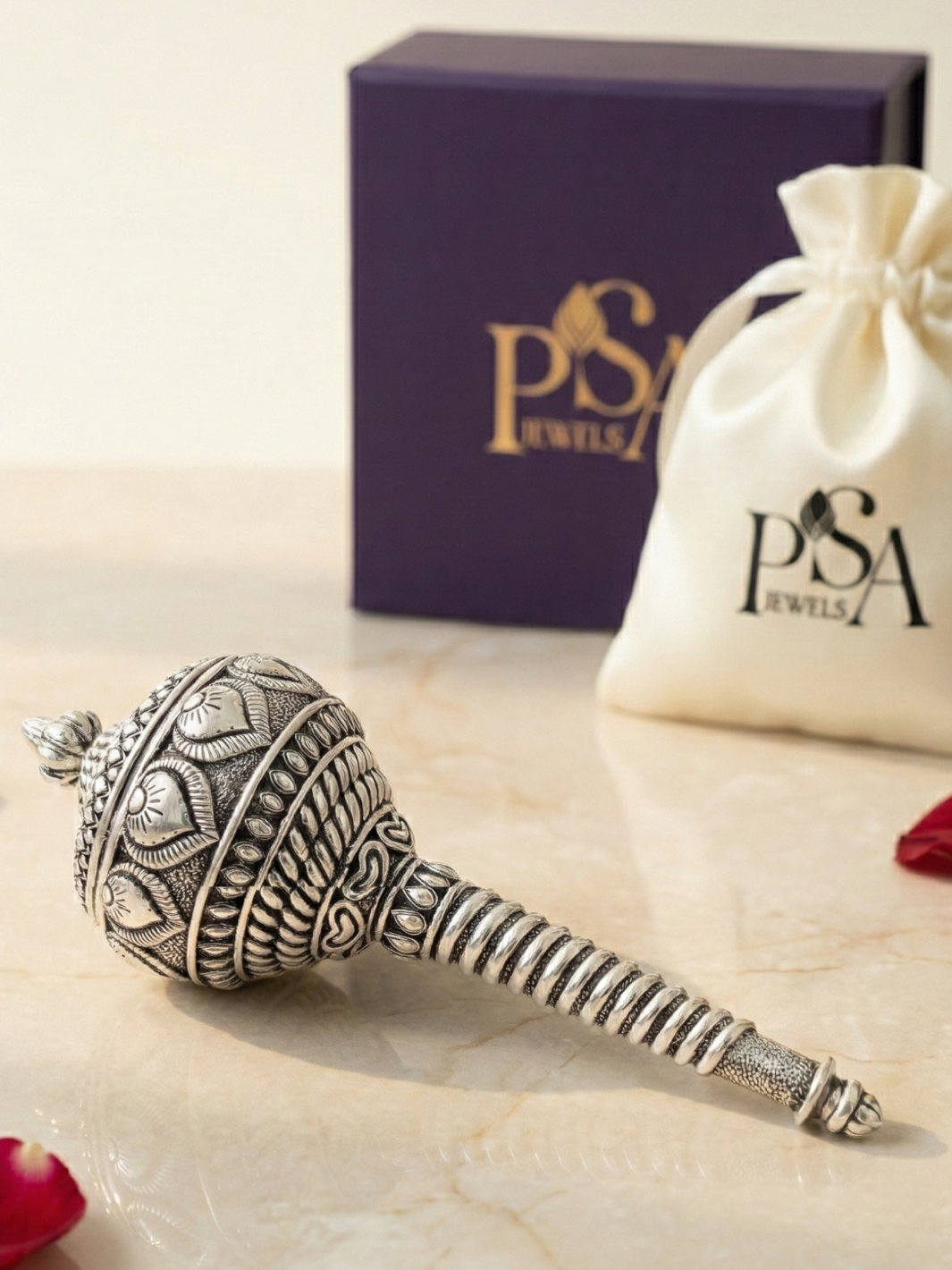 Pure Silver Antique Hanumanji Gadha