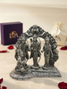 Pure Silver Ram Darbar Antique Finish Idol