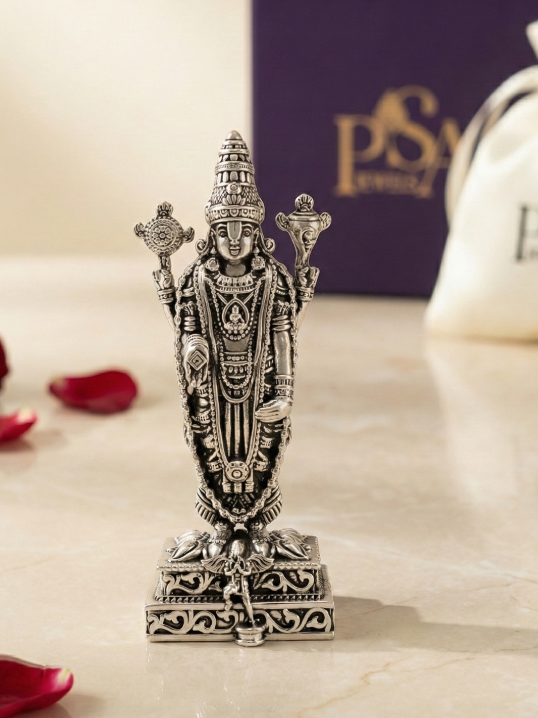 Pure Silver Antique Shree Venkateswara Idol