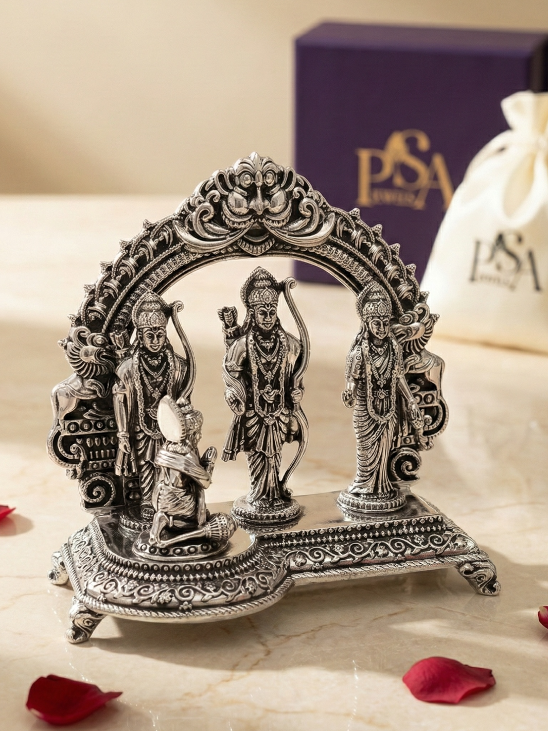 Pure Silver Ram Darbar Idol