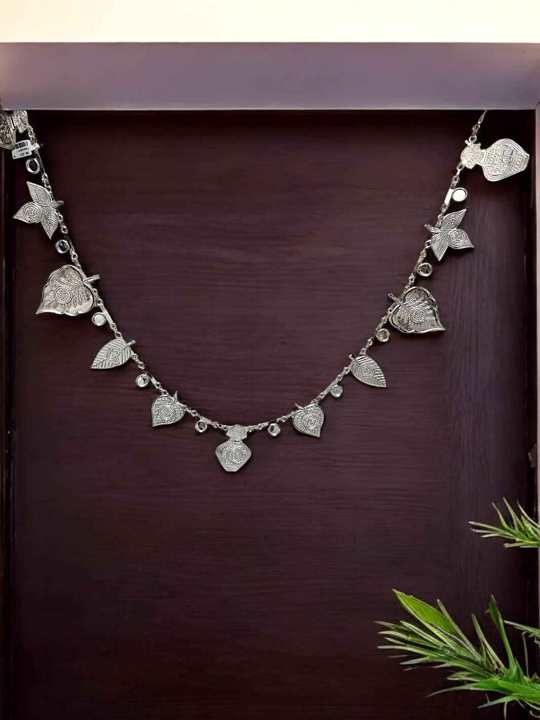 Pure Silver Wall Door Hanging Bandhanwar Toran - PSA Jewels