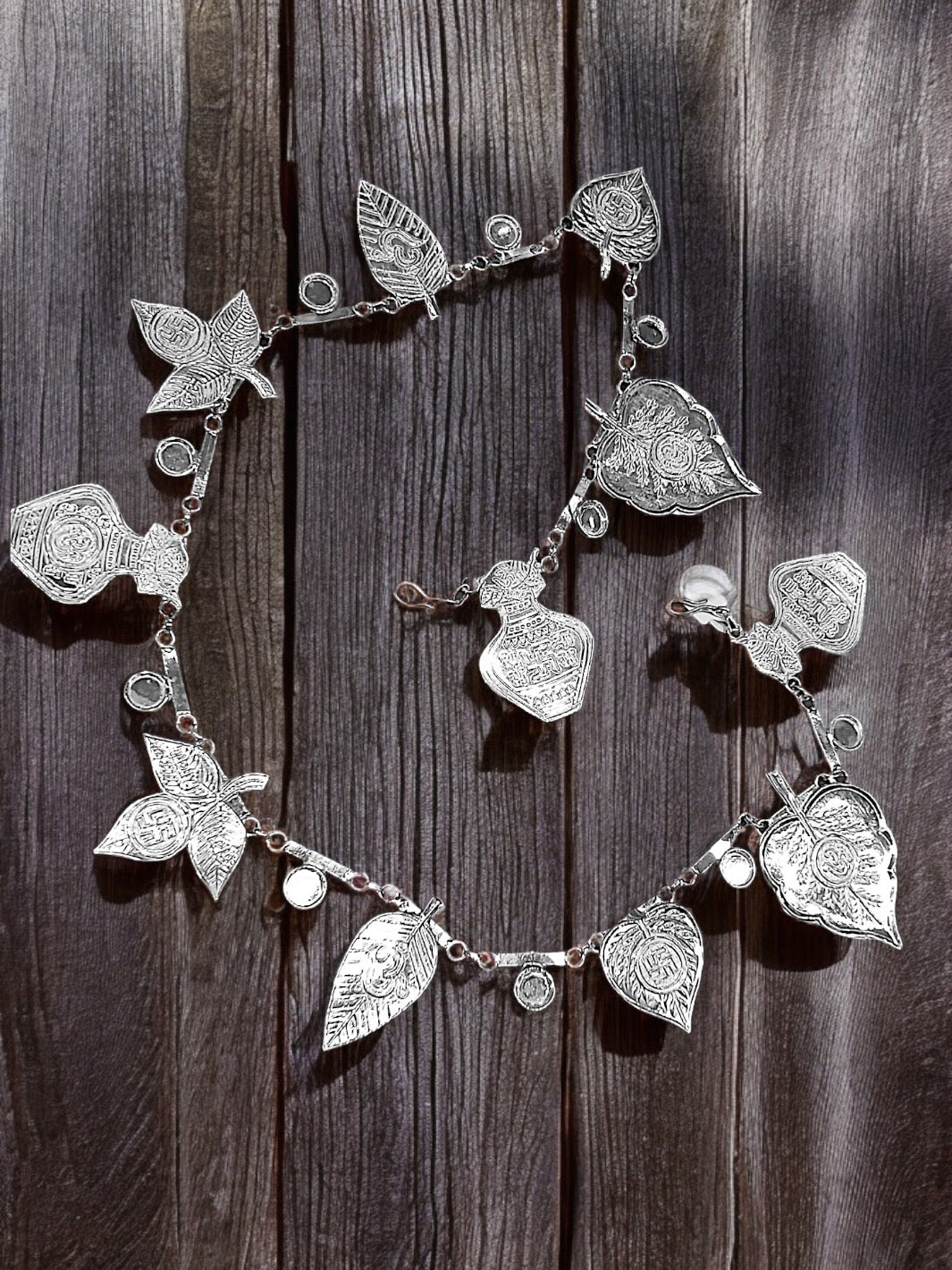 Pure Silver Wall Door Hanging Bandhanwar Toran - PSA Jewels