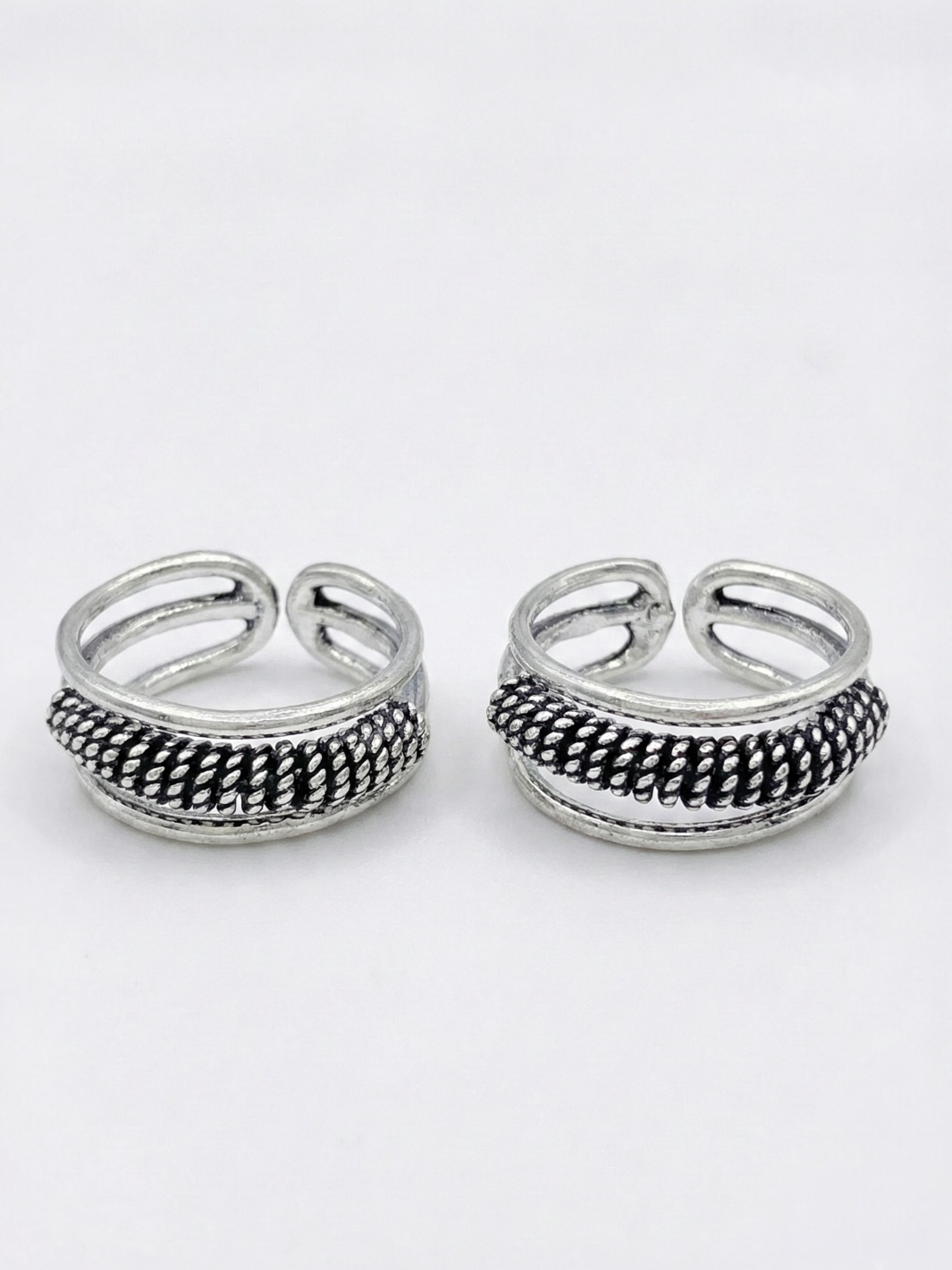 Band Pure Silver Toe Rings
