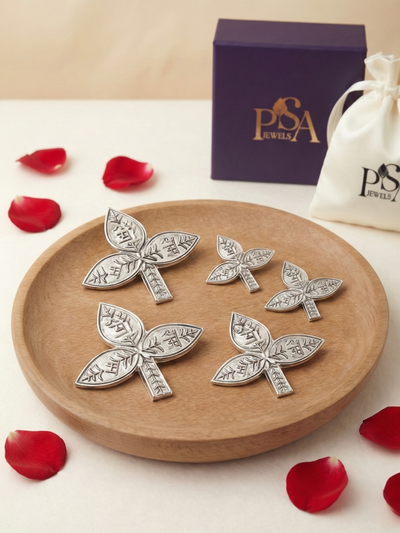 Pure Silver ‘Ram’ Naam Bel Patra