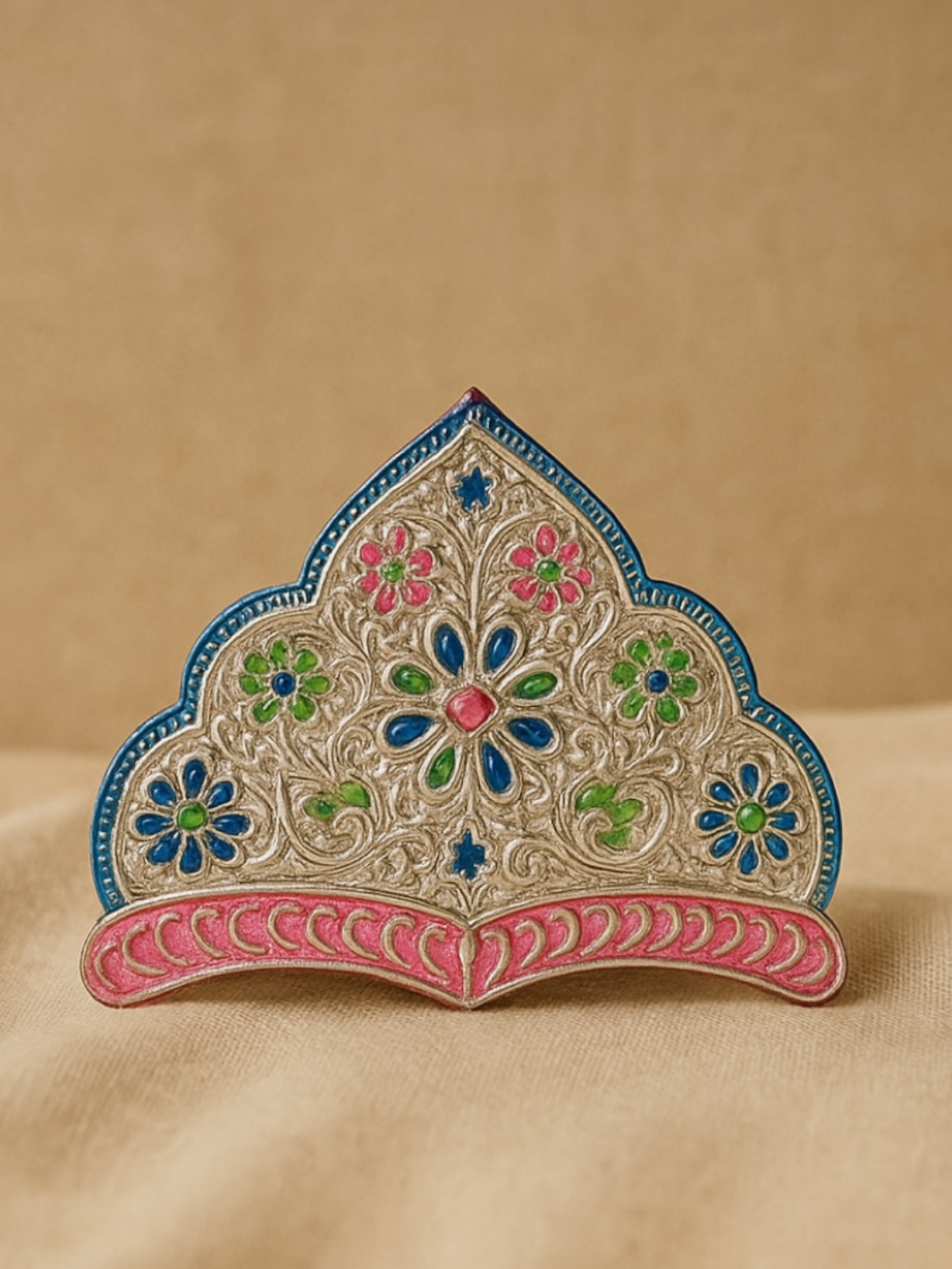 Pure Silver Handmade Mukut