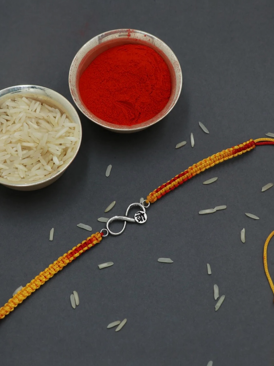 Silver Infinity Bro Moli Rakhi