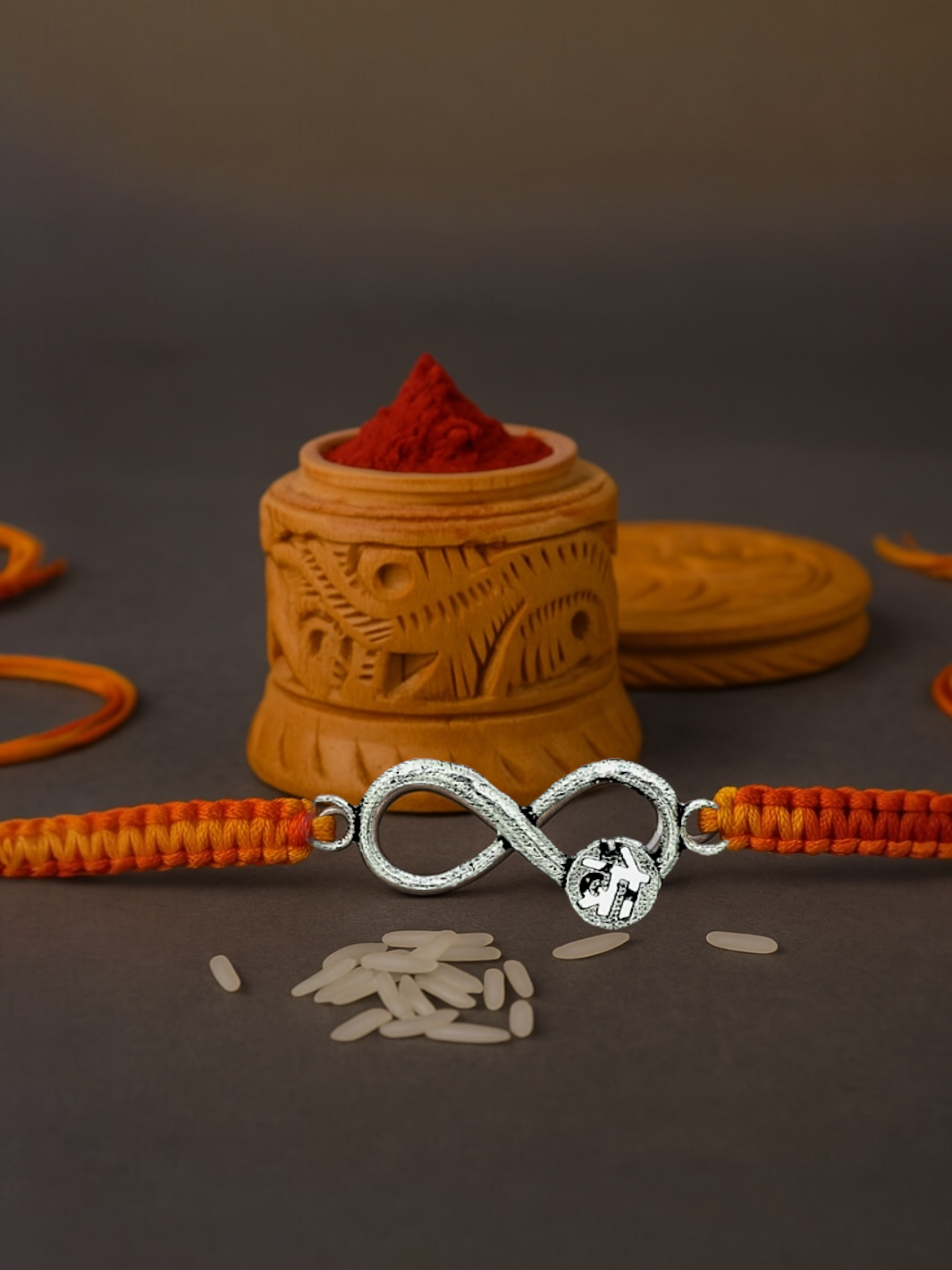 Silver Infinity Bro Moli Rakhi