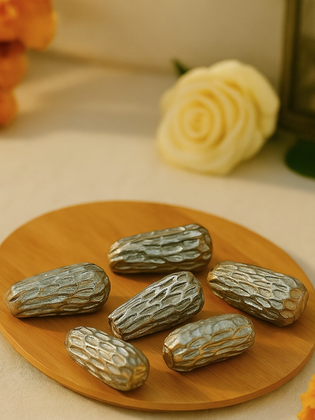 Pure Silver Dates / Kajuur (4 pieces)